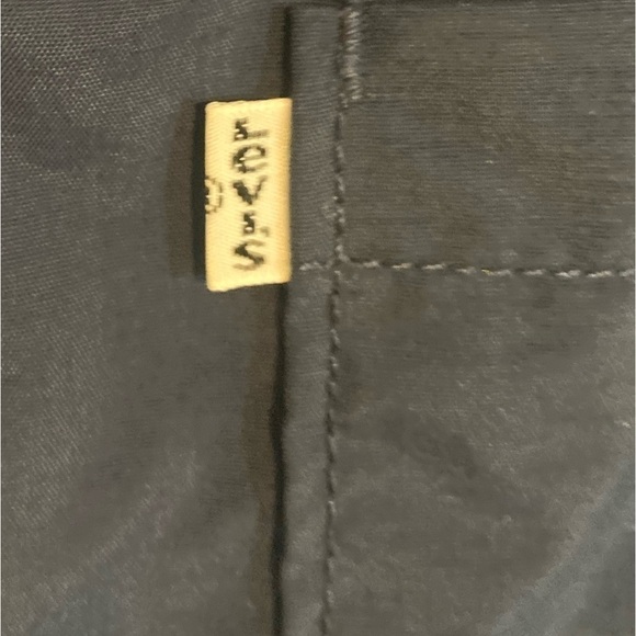 Vintage men’s Levi’s nylon dark denim lightweight shirt jacket shacket large - Picture 6 of 9